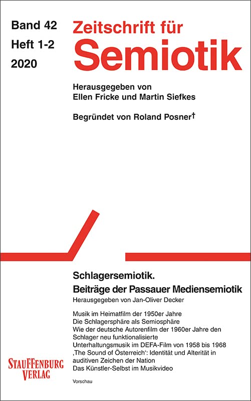Zeitschrift für Semiotik / Schlagersemiotik: Beiträge der Passauer Mediensemiotik Reference Books