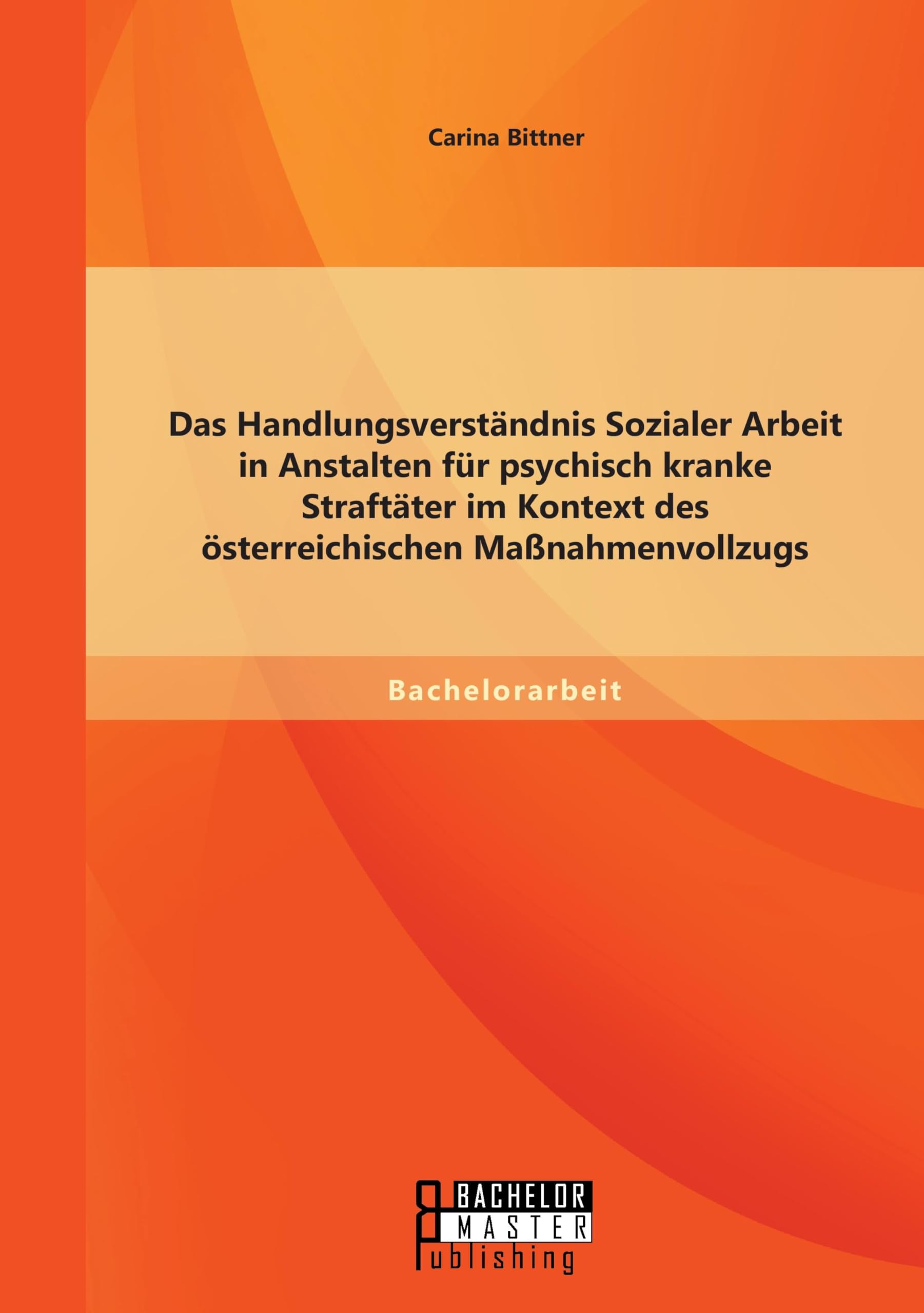 Das Handlungsverständnis Sozialer Arbeit in Anstalten für psychisch kranke Straftäter im Kontext des österreichischen Maßnahmenvollzugs Education & Training