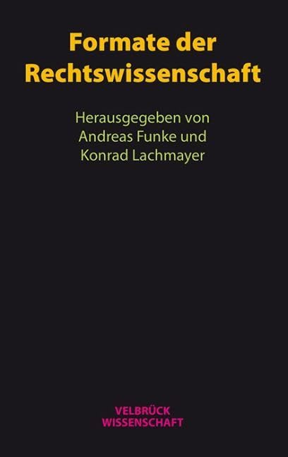 Product Image: Formate der Rechtswissenschaft