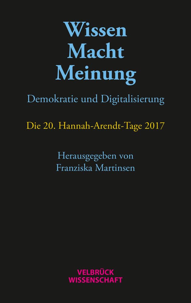 Wissen – Macht – Meinung Books