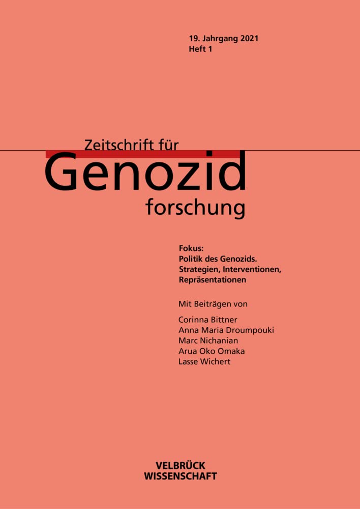 Zeitschrift für Genozidforschung. 19. Jg. 2021, Heft 1 Natural Sciences