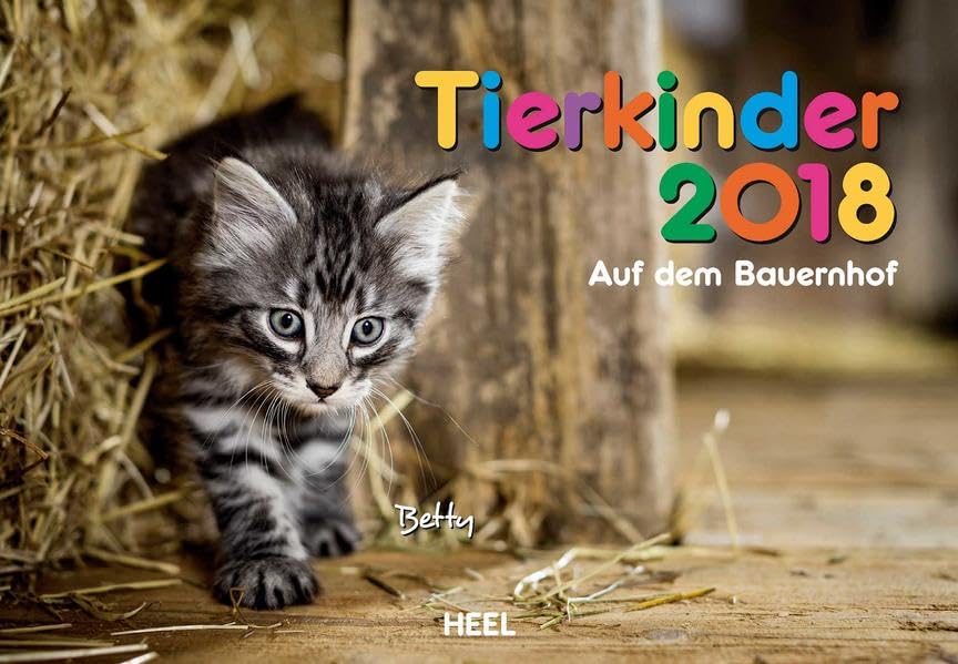 Tierkinder auf dem Bauernhof 2018: Der Sympathische Tierkinder-Kalender mit den charmanten Namen Film, Art & Culture