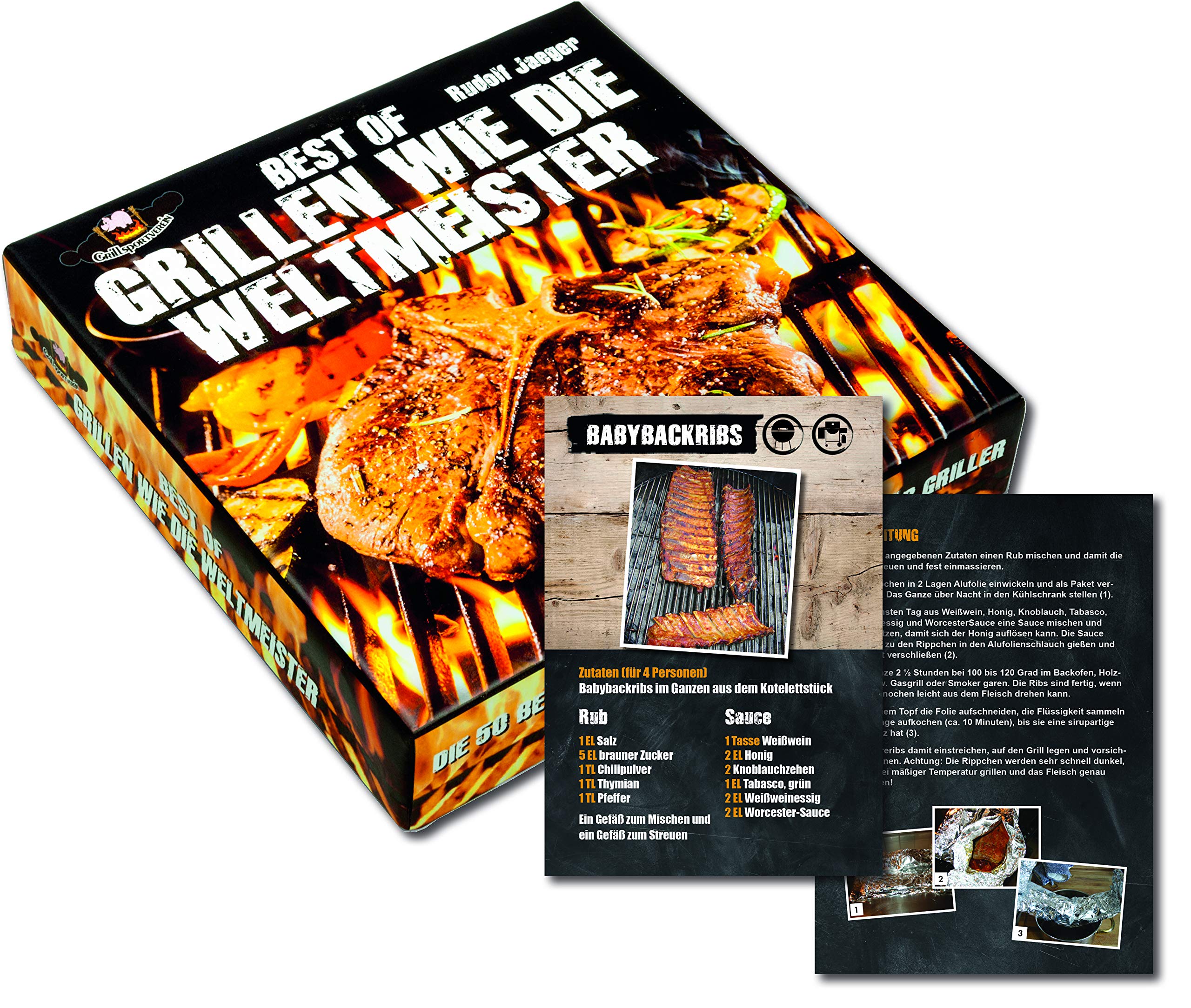 Best of Grillen wie die Weltmeister: Die Geschenk-Box mit 52 Rezeptkarten Leisure, Home & Garden