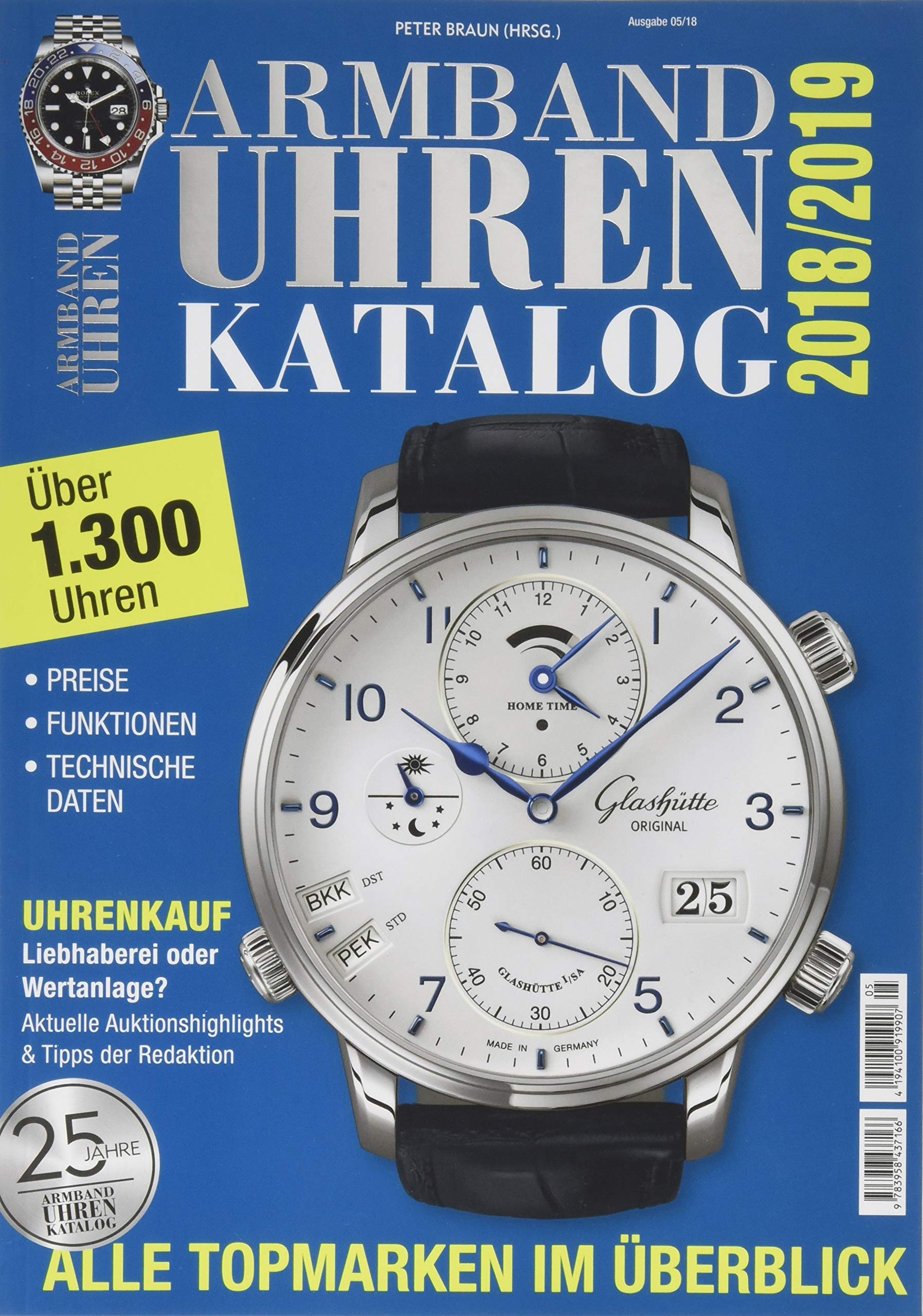 Armbanduhren Katalog 2018: Alle Topmarken im Überblick. Preise - Funktionen - Technische Daten. Über 1300 Uhren Hobbies & Crafts