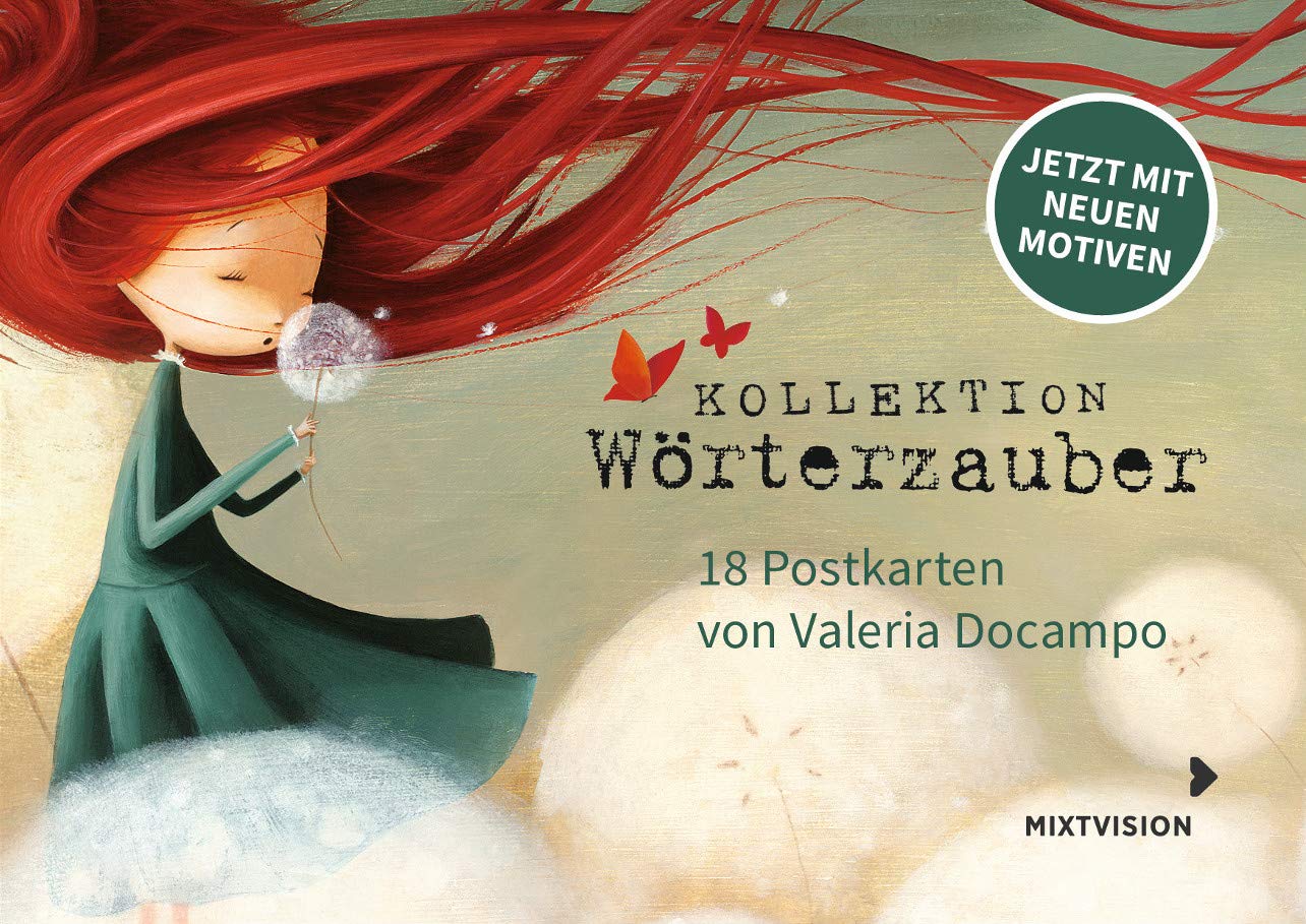 18 zauberhafte Postkarten - Die schönsten Bilder von Valeria Docampo: Mit Motiven aus der Bilderbüchern Die große Wörterfabrik, Im Garten der Pusteblume und mehr Lifestyle