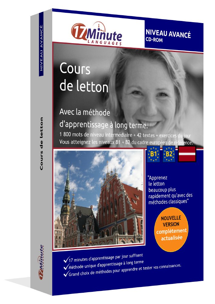 Cours de letton (NIVEAU AVANCE): Logiciel d'apprentissage sur CD-ROM Foreign Languages ​​& Dictionaries