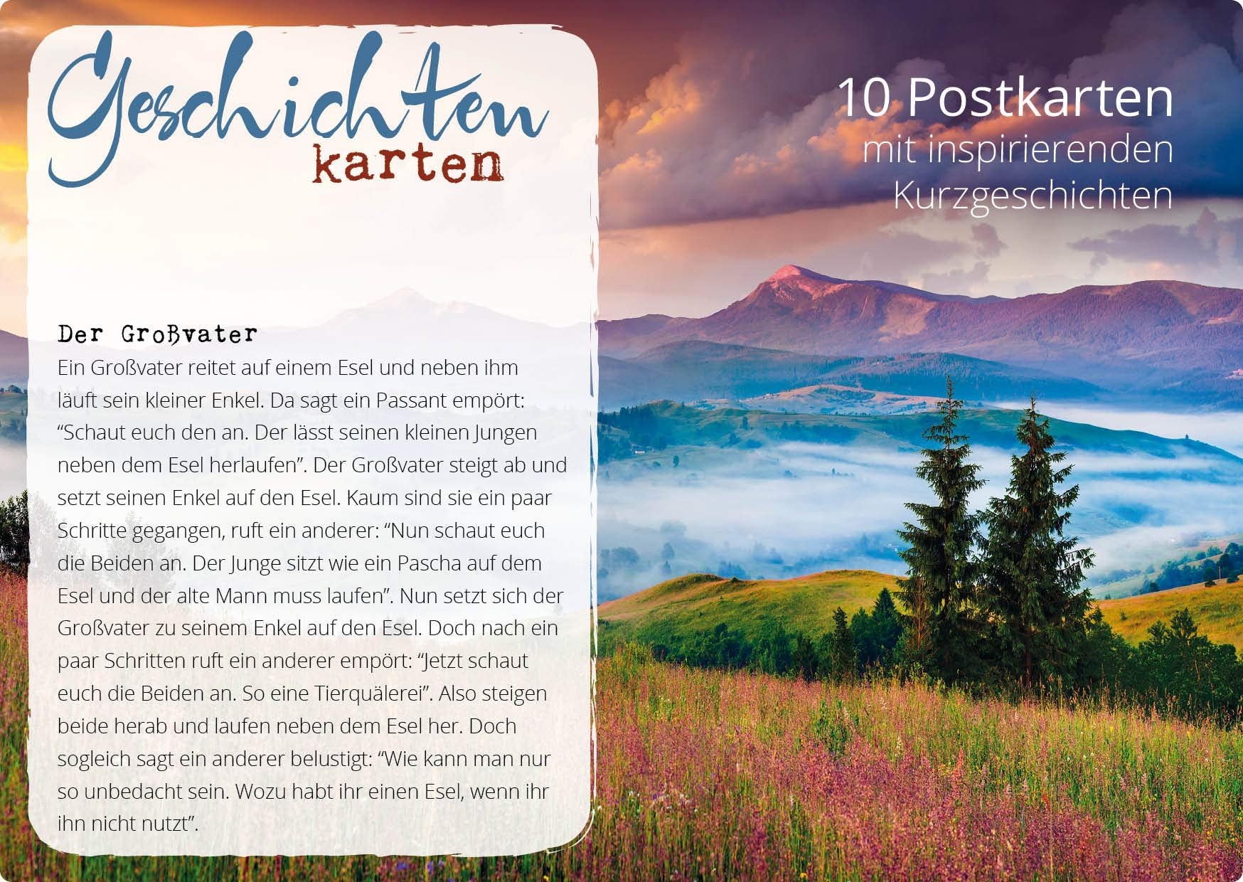 Geschichtenkarten Serie 6: 10 Postkarten mit inspirierenden Kurzgeschichten in einer schönen Verpackung Reference Books