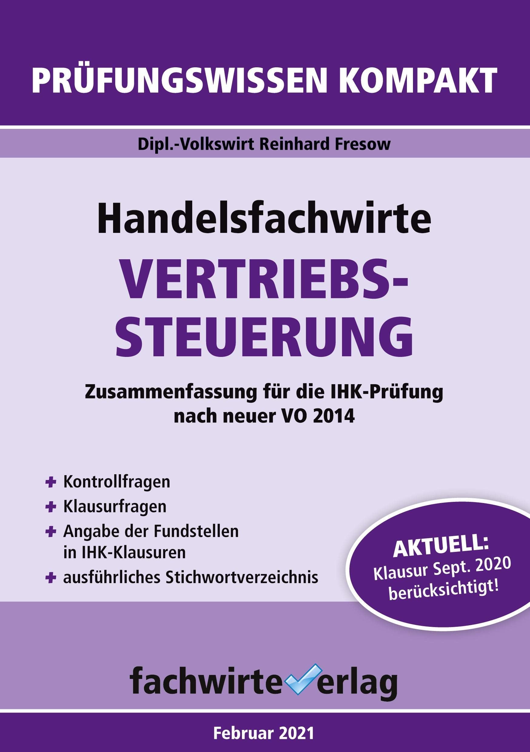 Handelsfachwirte: Vertriebssteuerung Law
