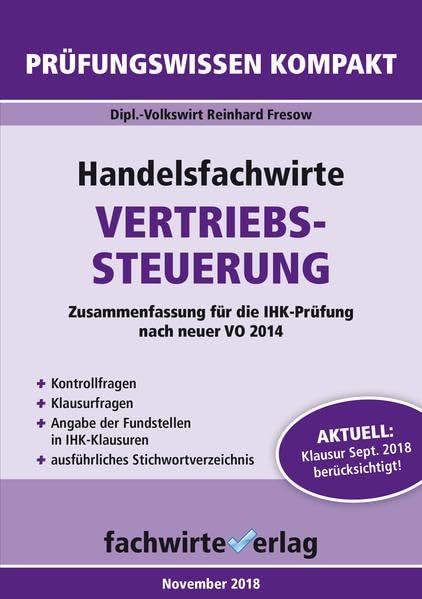 Handelsfachwirte: Vertriebssteuerung book