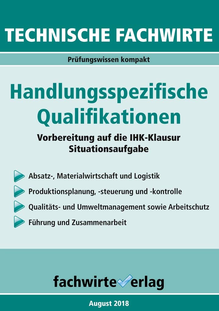 Technische Fachwirte: Handlungsspezifische Qualifikationen Law