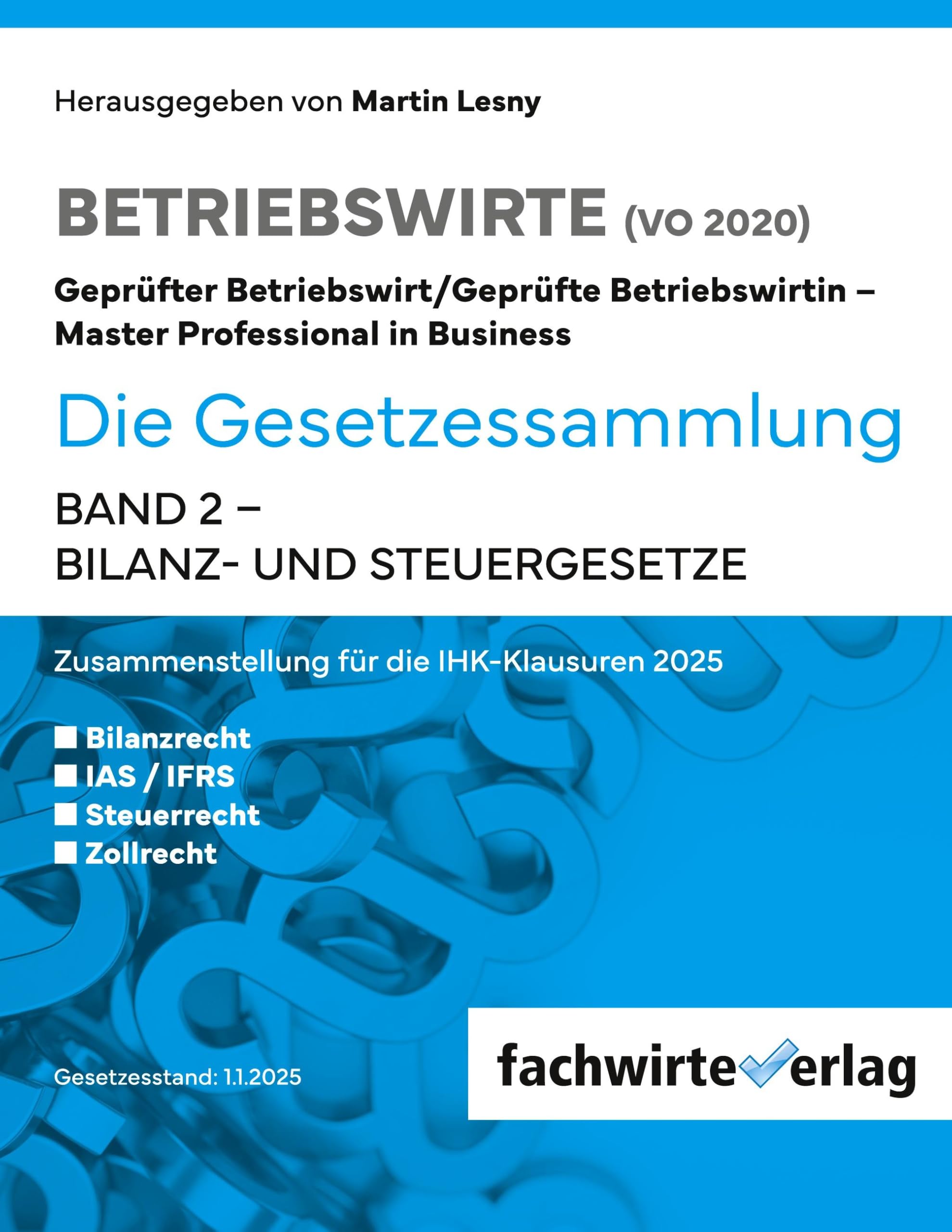 Bilanz- und Steuergesetze Law