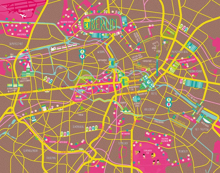 Fettnäpfchenführer Stadt-Poster Berlin Business & Technology