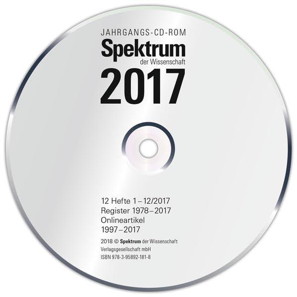 Spektrum der Wissenschaft CD-ROM 2017 Natural Sciences