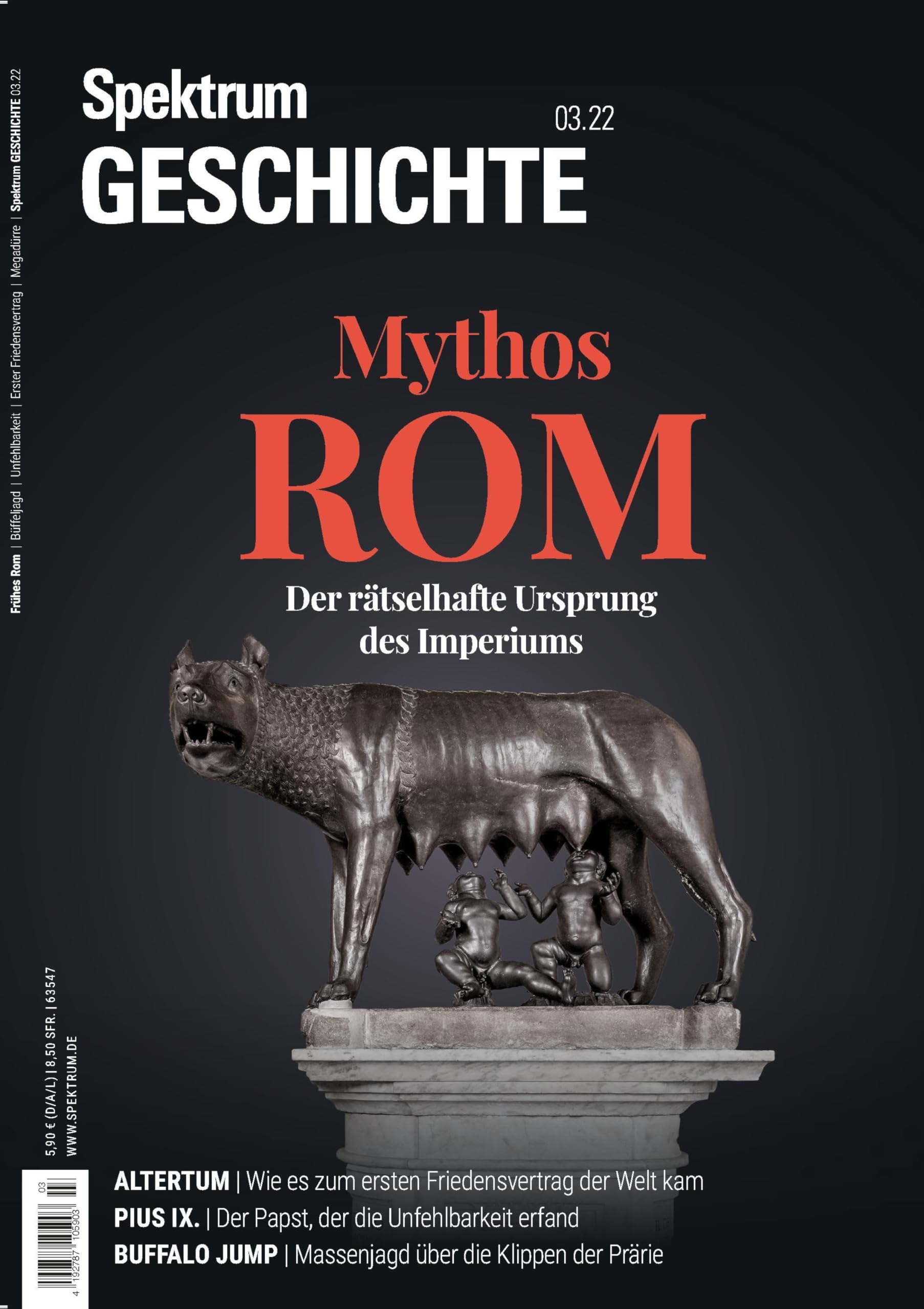 Spektrum Geschichte - Mythos Rom: Der rätselhafte Ursprung des Imperiums (Spektrum Geschichte: Von der Menschwerdung bis in die Neuzeit) Natural Sciences