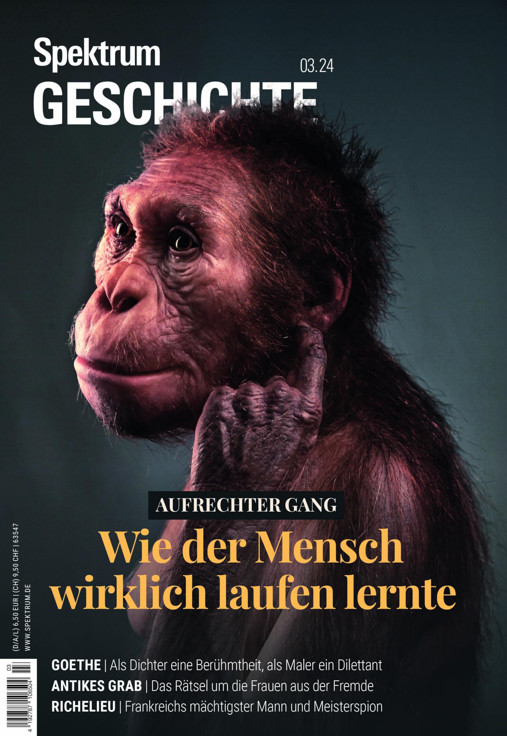 Spektrum Geschichte 3/2024 Aufrechter Gang Natural Sciences