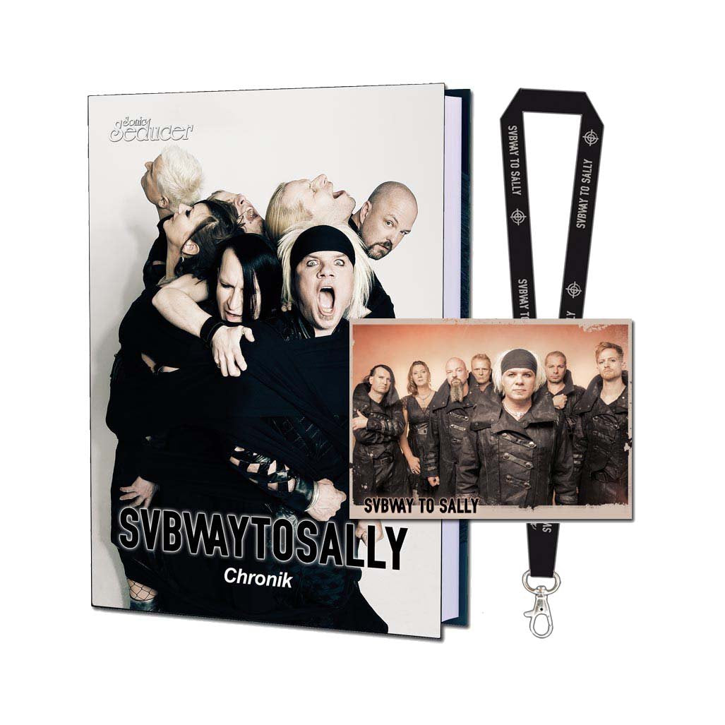 Subway To Sally Chronik / Buch von Sonic Seducer im Hardcover, limitiert (nur 499 Exemplare), handnummeriert + handsign. Postkarte + exkl. neues Interview + Lanyard Pop culture