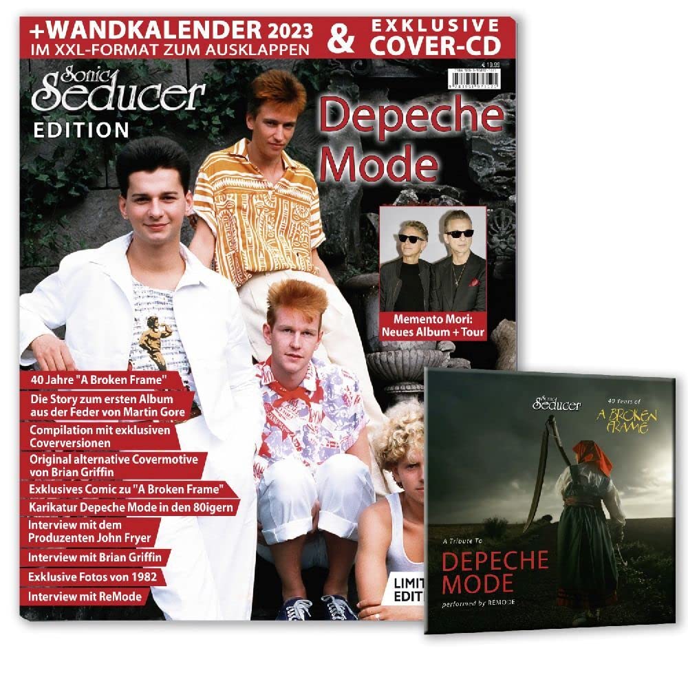 Sonic Seducer Sonderedition Depeche Mode: inkl. XXL-Wandkalender 2023 + "A Broken Frame" Cover-CD perf. by REMODE lim. 999 Exemplare Books