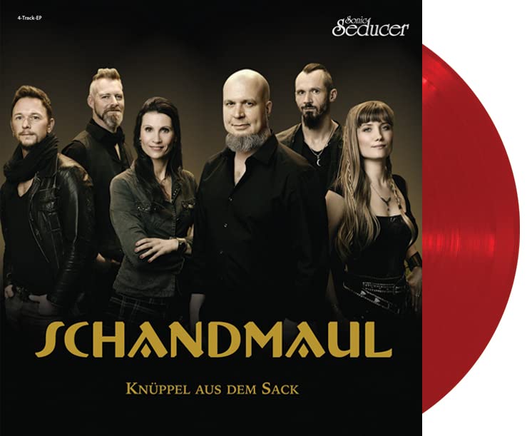 Sonic Seducer 07-08/2022 mit Roter Deluxe-Vinylsingle „Knüppel aus dem Sack“ (handsigniert) von Schandmaul + Mittelalter-Album + Cold Hands-Album Books