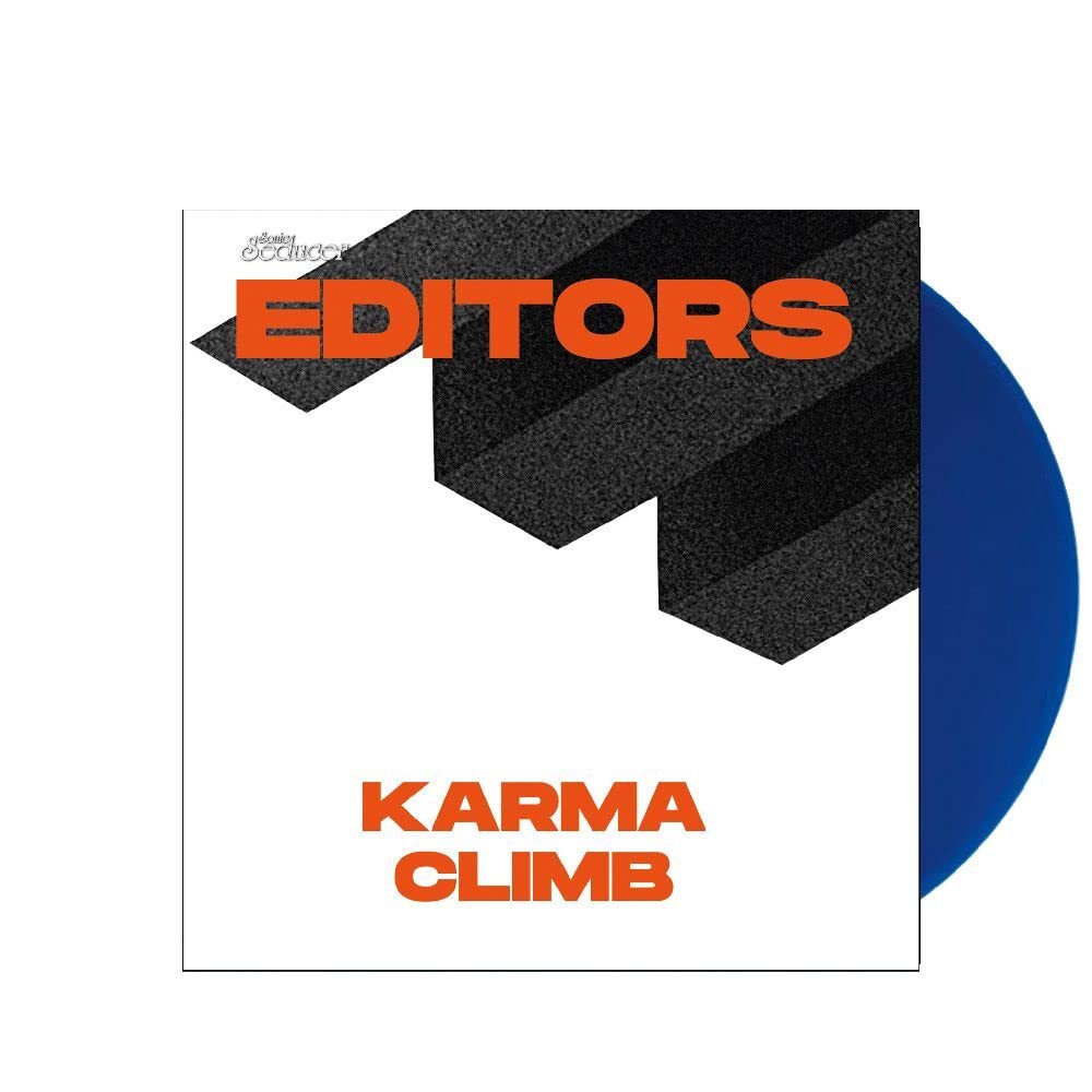 LIMITED EDITION Sonic Seducer 2022/10 mit blauer Deluxe-Vinyl „Karma Climb“ von Editors + EP-CD „Heart Attack“ + Editors Titelstory Books