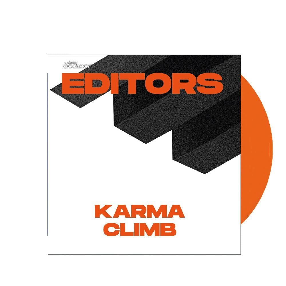 LIMITED EDITION Sonic Seducer 2022/10- mit orangener Deluxe-Vinyl „Karma Climb“ von Editors + EP-CD „Heart Attack“ + Editors Titelstory Books