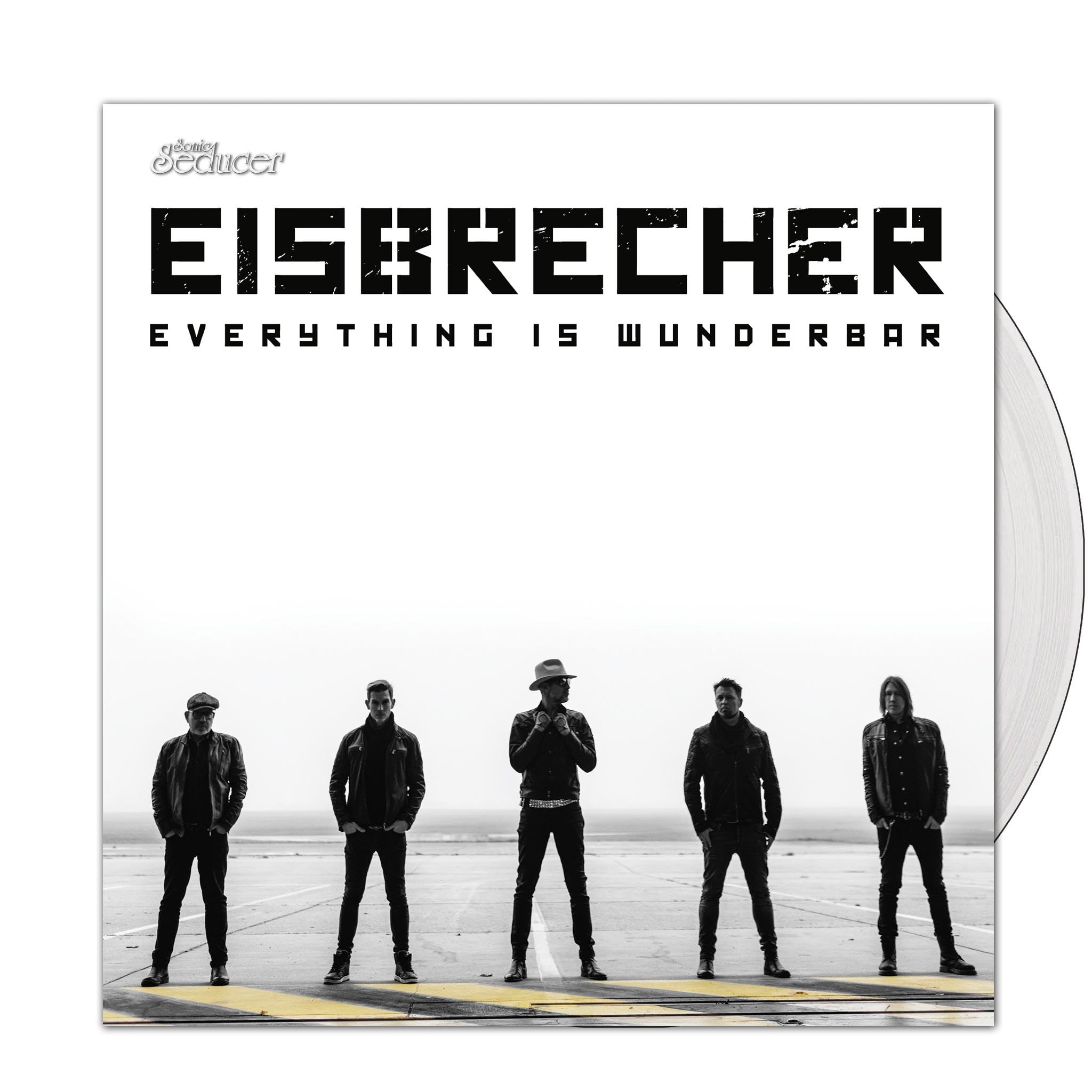 Eisbrecher: Deluxe 7"-Vinyl-Single - Transparent limited 199 Exemplare mit signiertem Lyric-Inlay im Kasten-Sleeve. Sonic Seducer 03/2025 inklusive Eisbrecher-Titel + Exklusiv-CD-Track und "Kaltfront"-Sticker. Books