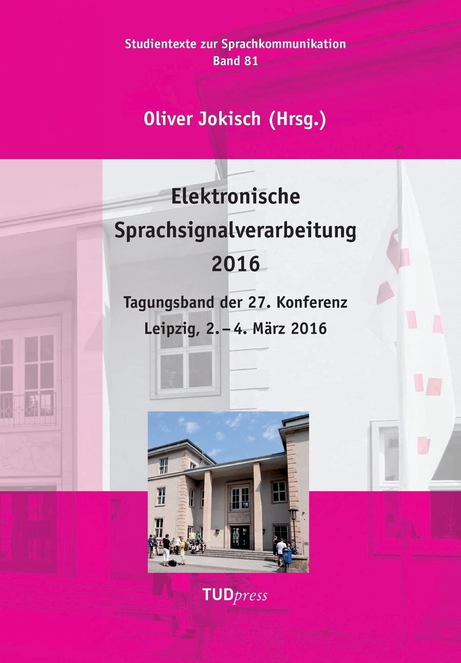 Elektronische Sprachsignalverarbeitung 2016 book