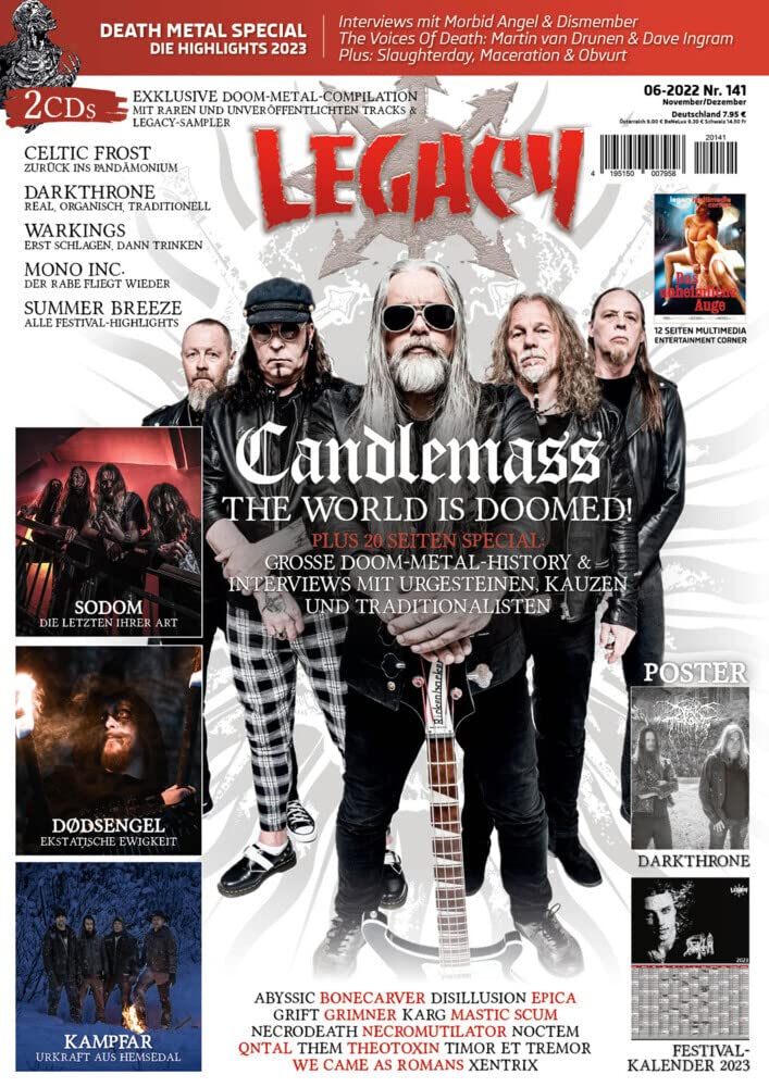 LEGACY MAGAZIN: THE VOICE FROM THE DARKSIDE: Ausgabe #141 (6/2022) Leisure, Home & Garden