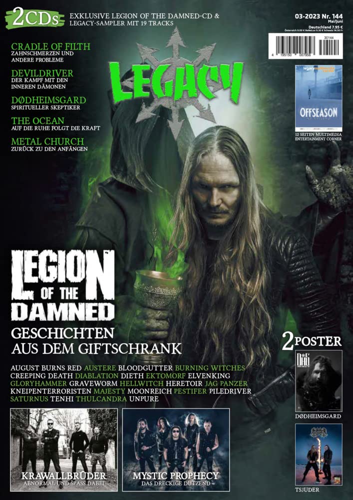 LEGACY MAGAZIN: THE VOICE FROM THE DARKSIDE Ausgabe 144 Leisure, Home & Garden