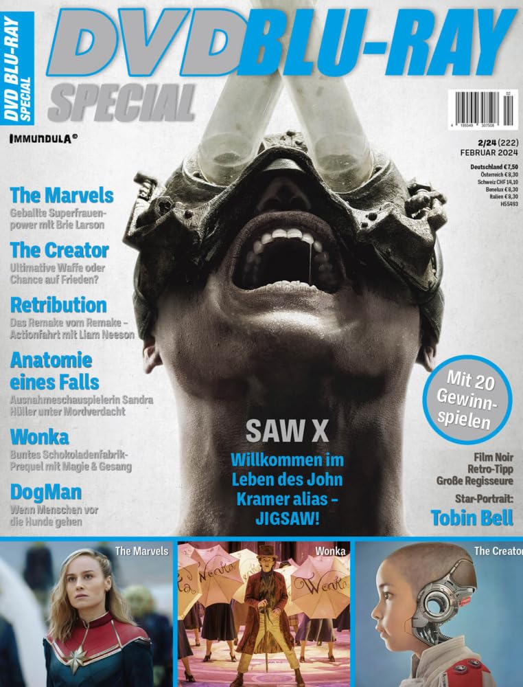 DVD BLU-RAY SPECIAL: Ausgabe Februar 2024 (#222) Film, Art & Culture