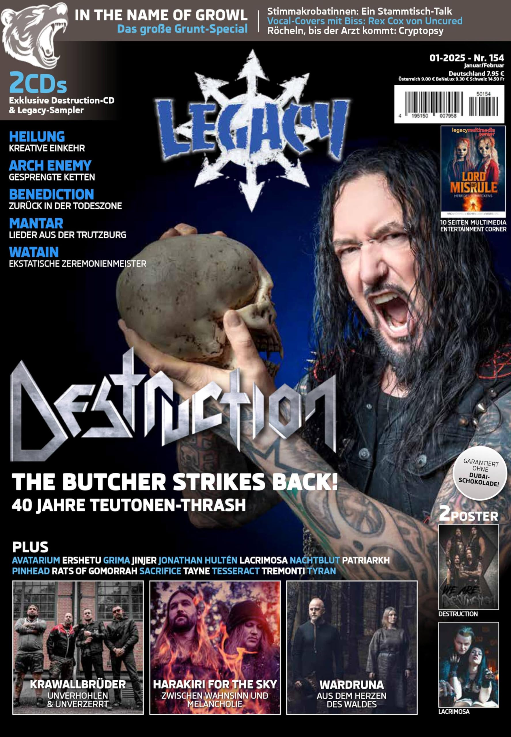 LEGACY MAGAZIN: THE VOICE FROM THE DARKSIDE. Ausgabe #154 (1/2025) book
