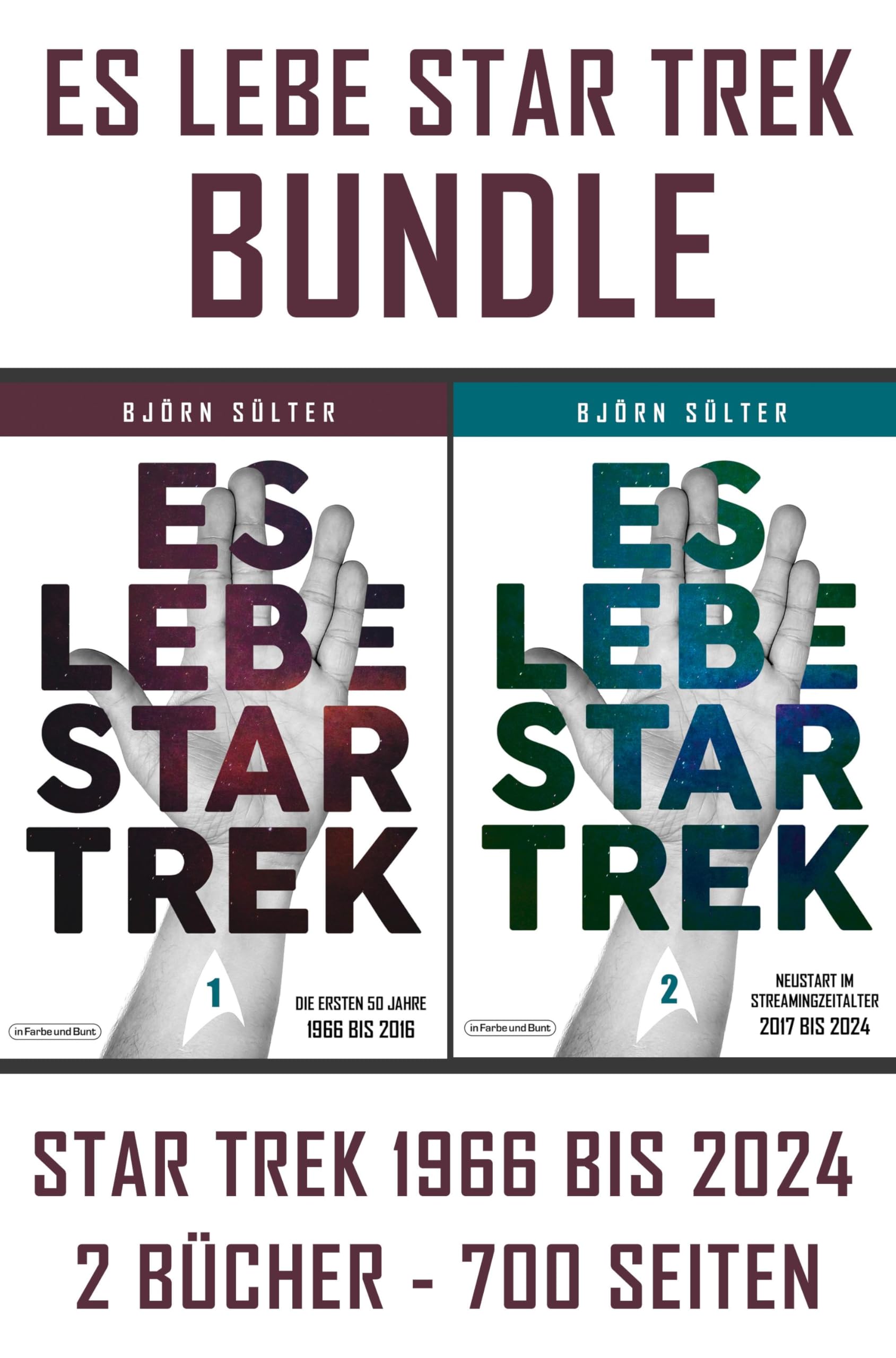 Es lebe Star Trek - Bundle (Band 1 und 2) Contemporary literature