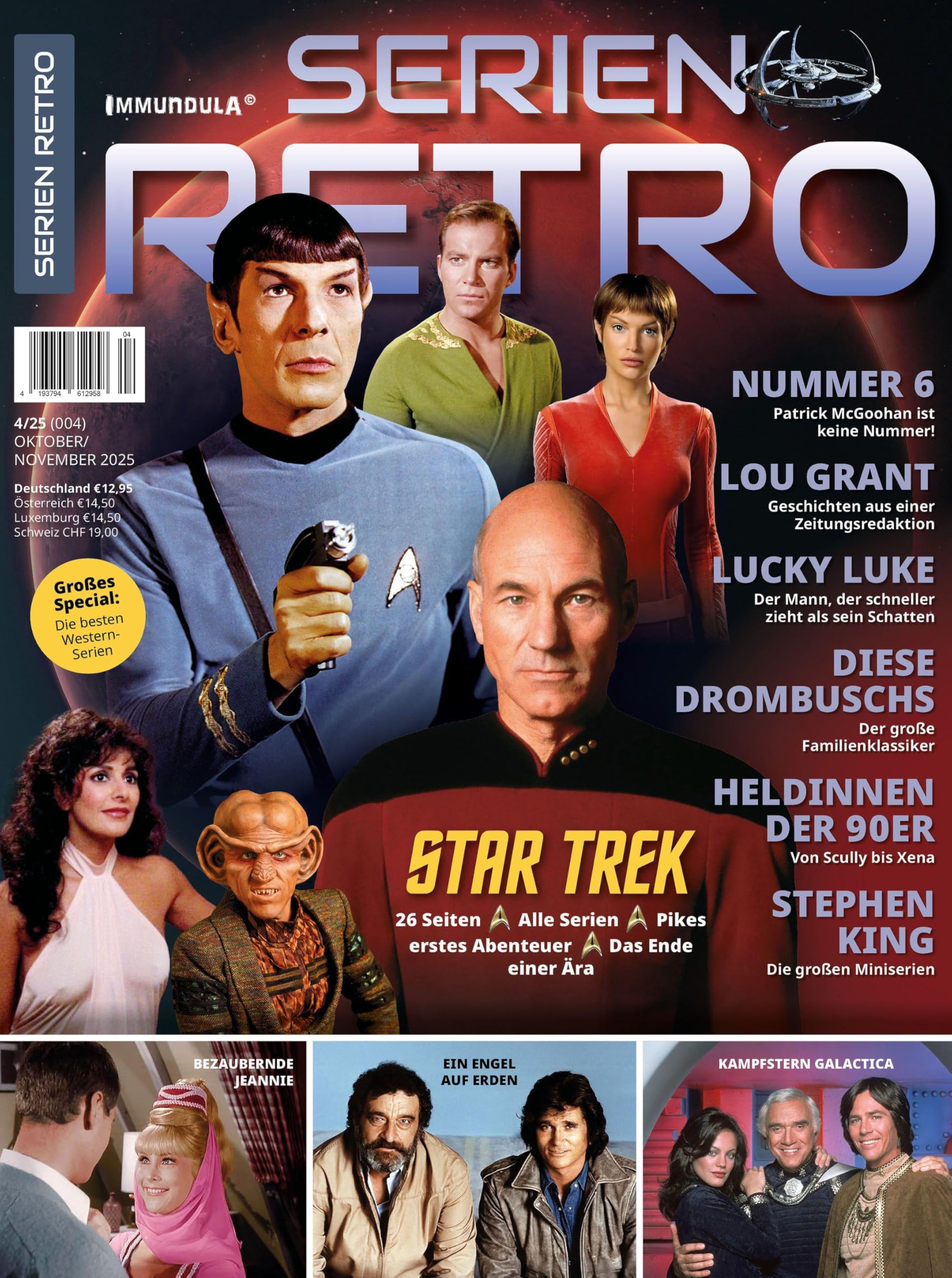 SERIEN RETRO. Ausgabe Oktober/November 2025 (004) Film, Art & Culture