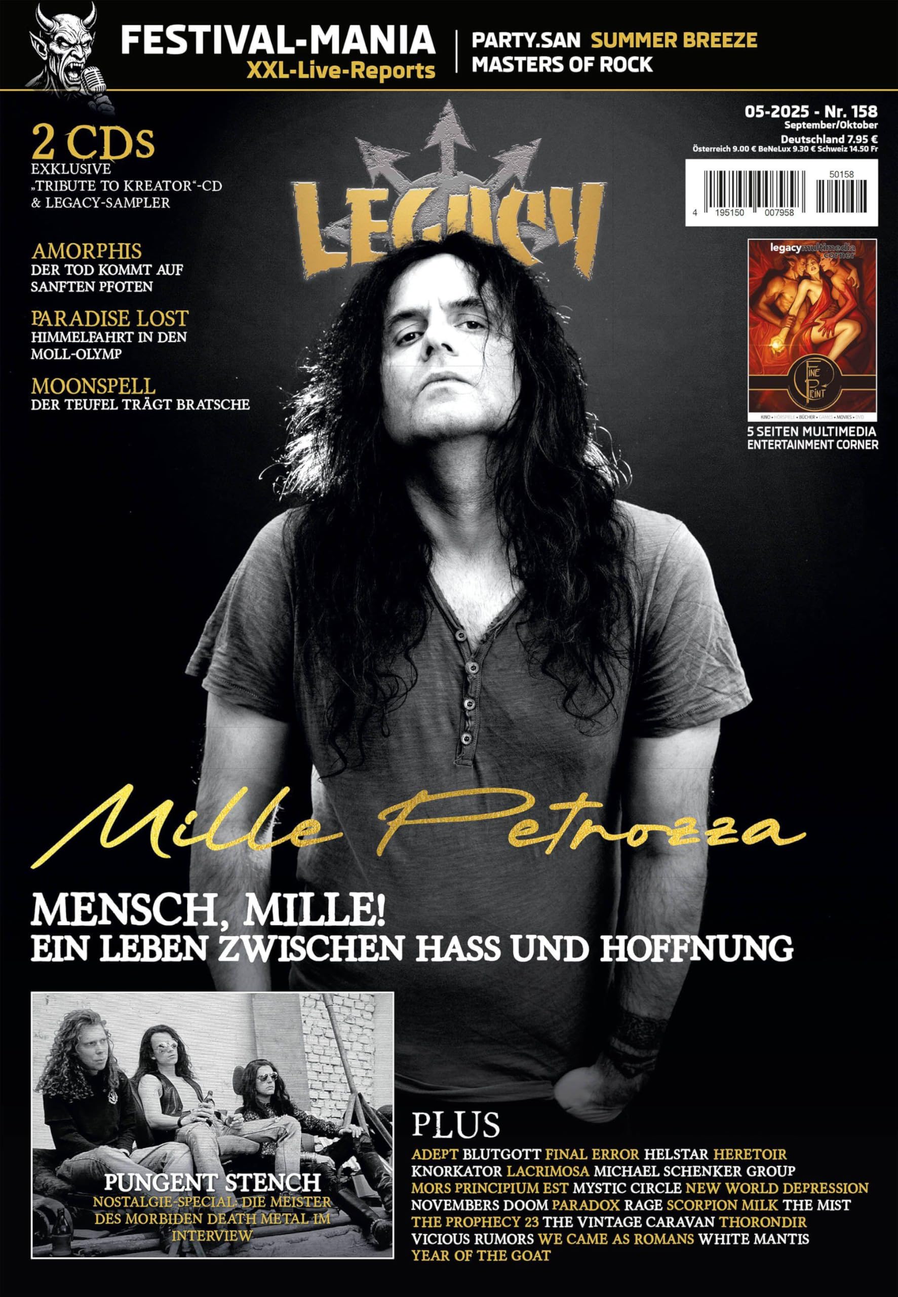 LEGACY MAGAZIN: THE VOICE FROM THE DARKSIDE. Ausgabe #158 (5/2025) Film, Art & Culture