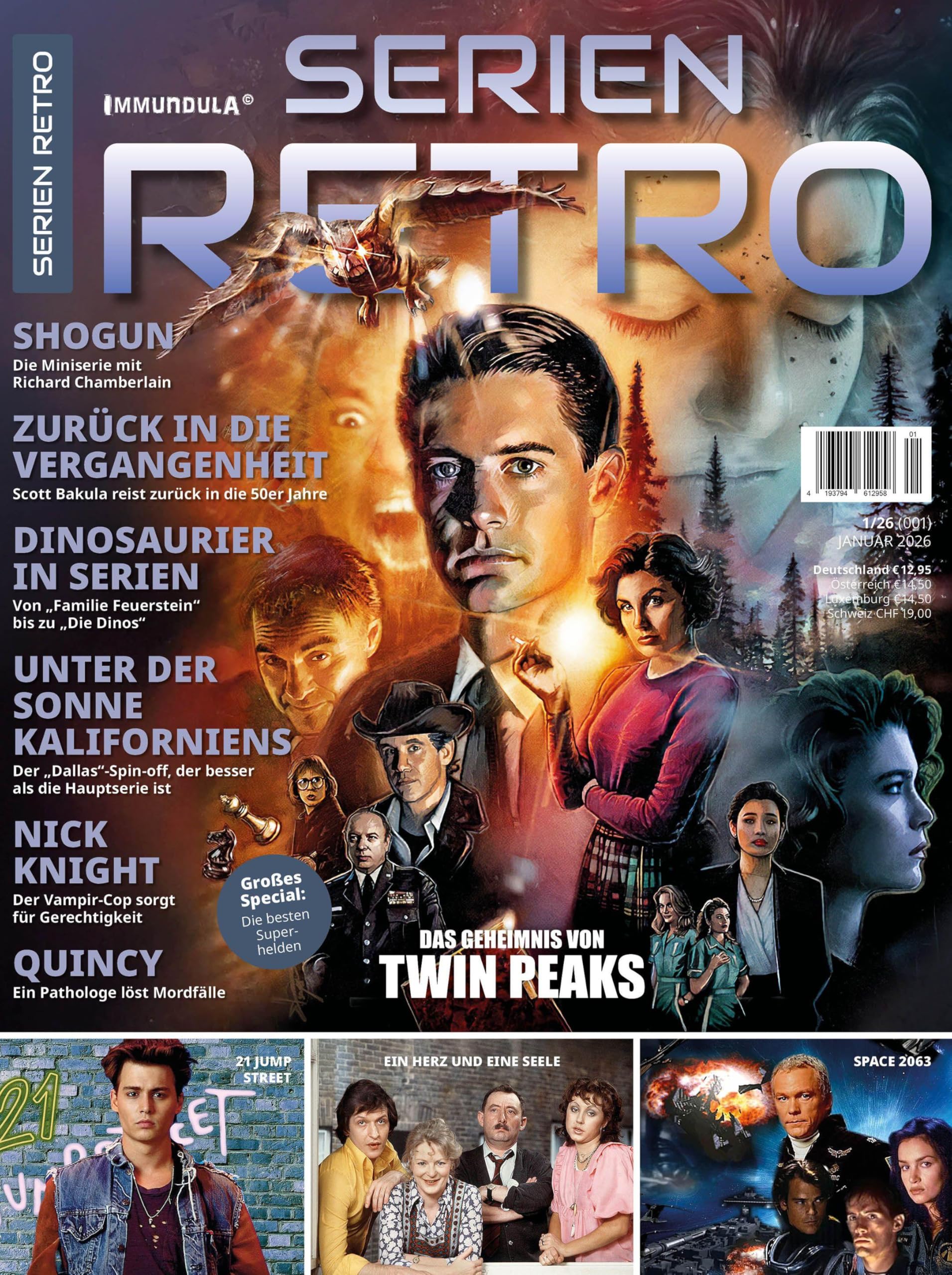 SERIEN RETRO. Ausgabe Januar 2026 (005) Film, Art & Culture