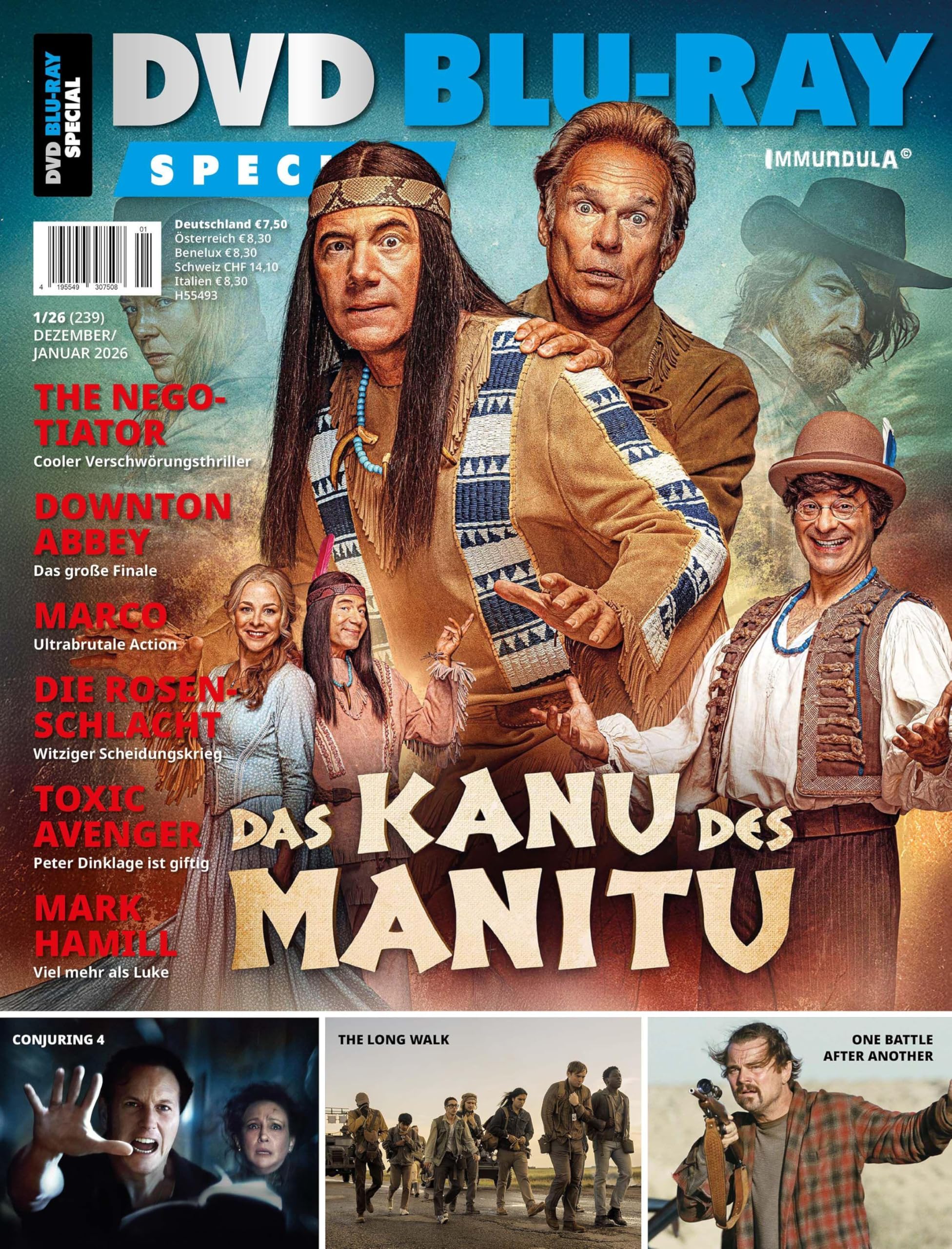 DVD BLU-RAY SPECIAL. Ausgabe Januar 2026 (#239) Film, Art & Culture