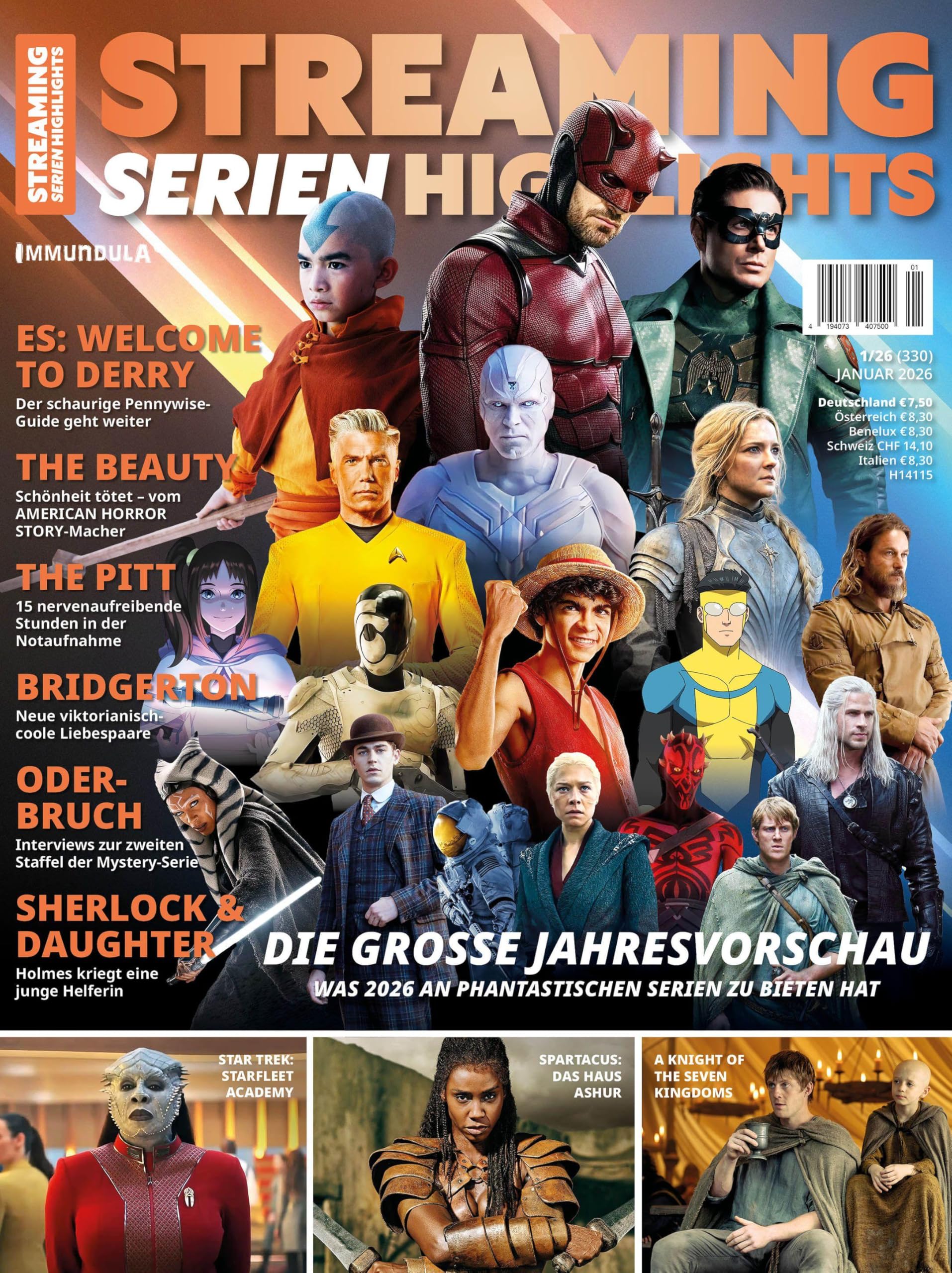 STREAMING SERIEN HIGHLIGHTS. Ausgabe Januar 2026 (#330) Computer Science