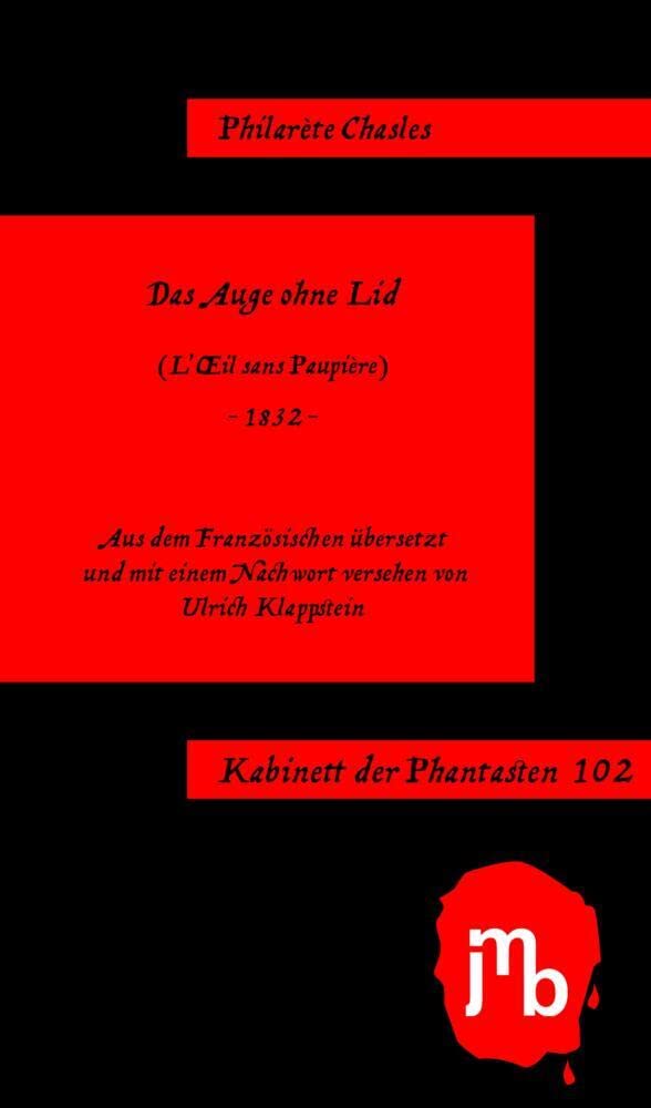 Das Auge ohne Lid (Kabinett der Phantasten) Horror & Mystery