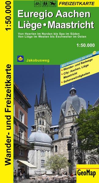 Euregio Aachen, Liege, Maastricht Wander- und Freizeitkarte: 1:50.000 (Geo Map) Leisure, Home & Garden