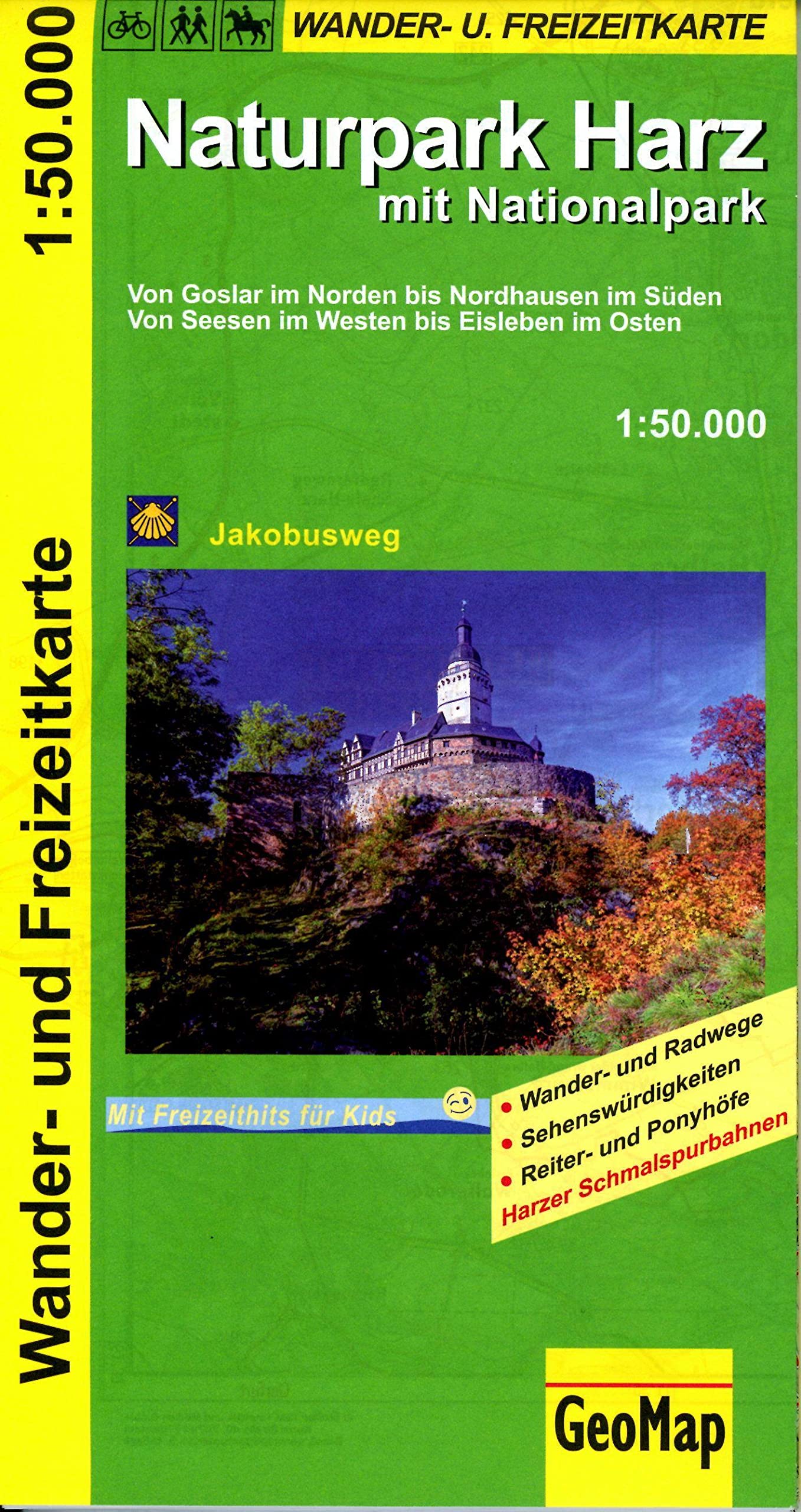 Naturpark Harz mit Nationalpark 1:50.000: Wander- und Freizeitkarte Leisure, Home & Garden