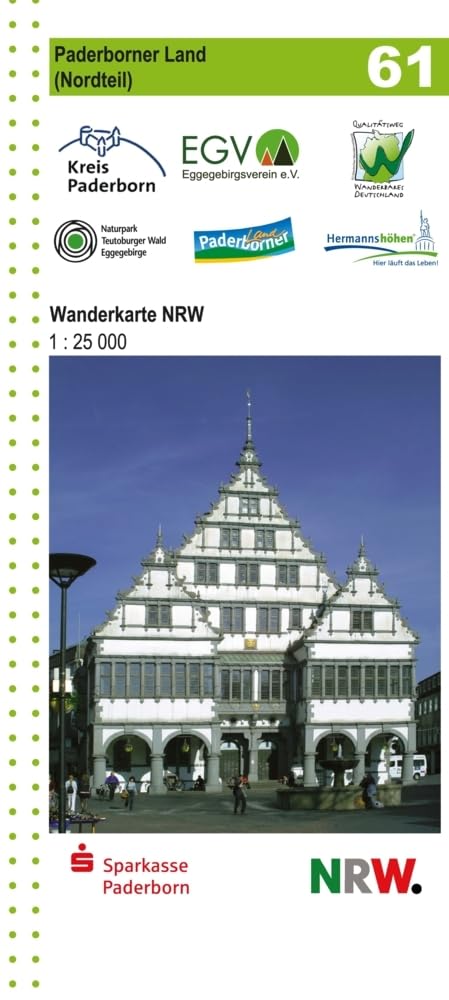 Paderborner Land (Nordteil) Blatt 61, topographische Wanderkarte NRW Leisure, Home & Garden