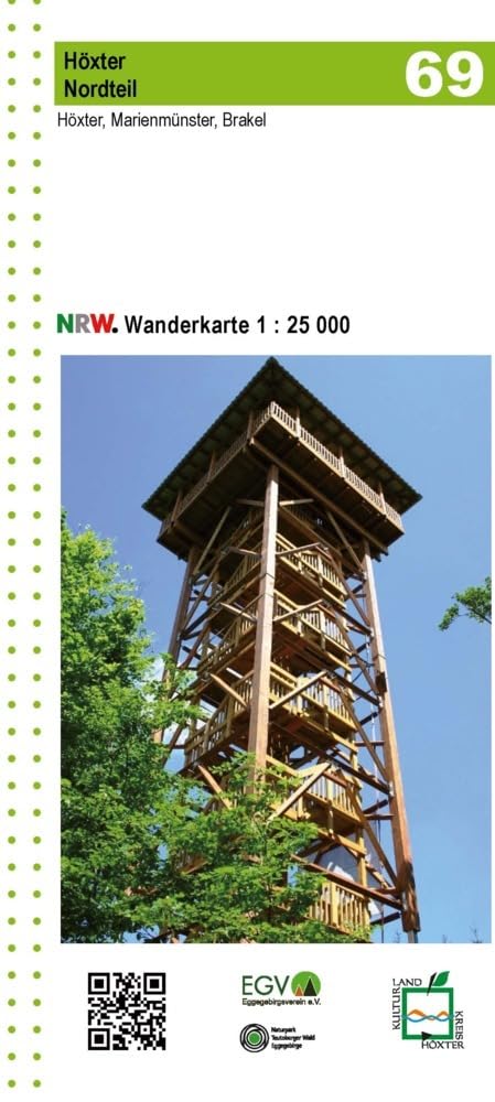 Höxter Nordteil Blatt 69 NRW Wanderkarte Leisure, Home & Garden