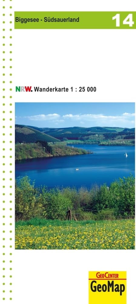 Biggesee - Südsauerland 1:25.000 Blatt 14, topographische Wanderkarte NRW Leisure, Home & Garden