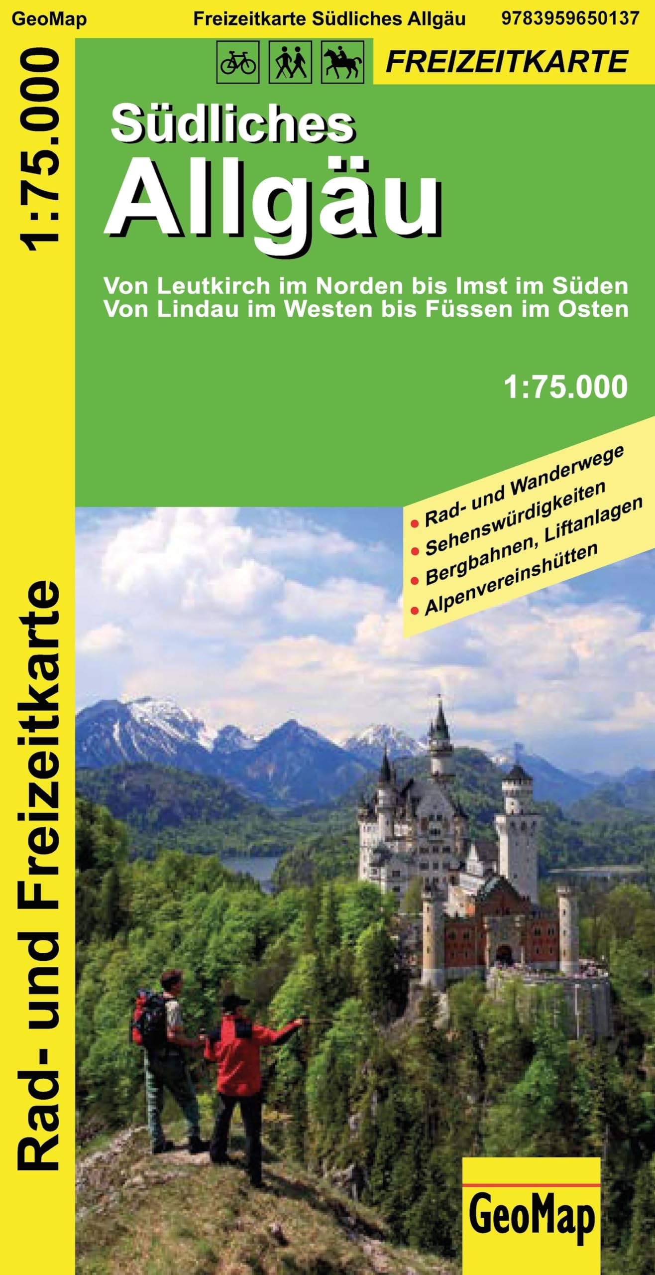 Südliches Allgäu - Rad- und Freizeitkarte Leisure, Home & Garden