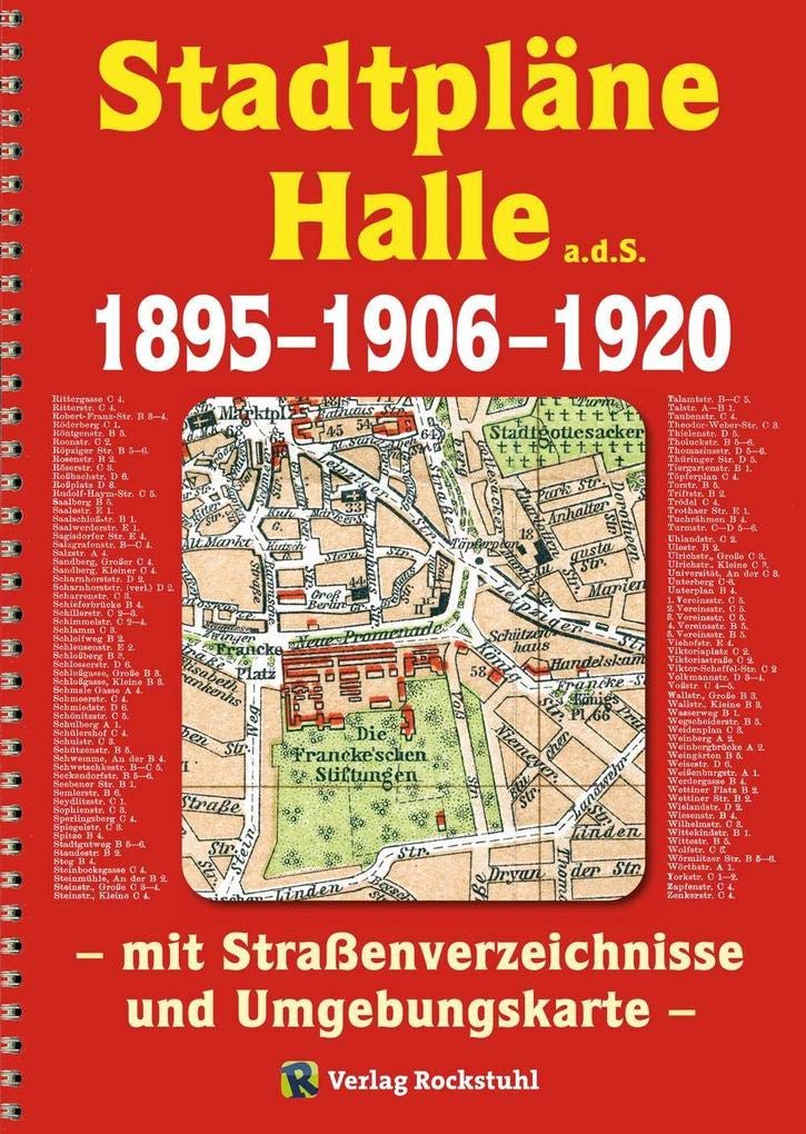Stadtpläne Halle a.d.S. 1895-1906-1920 book