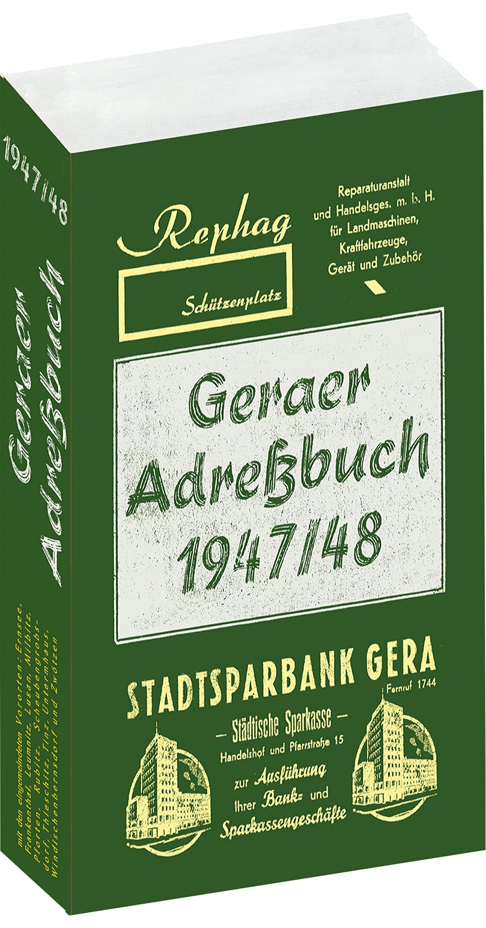 Geraer Adreßbuch 1947/48 book