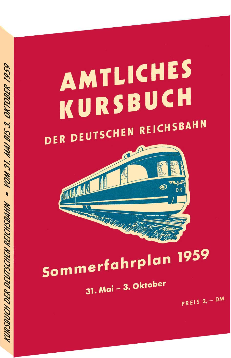 Kursbuch der Deutschen Reichsbahn - Sommerfahrplan 1959 Leisure, Home & Garden