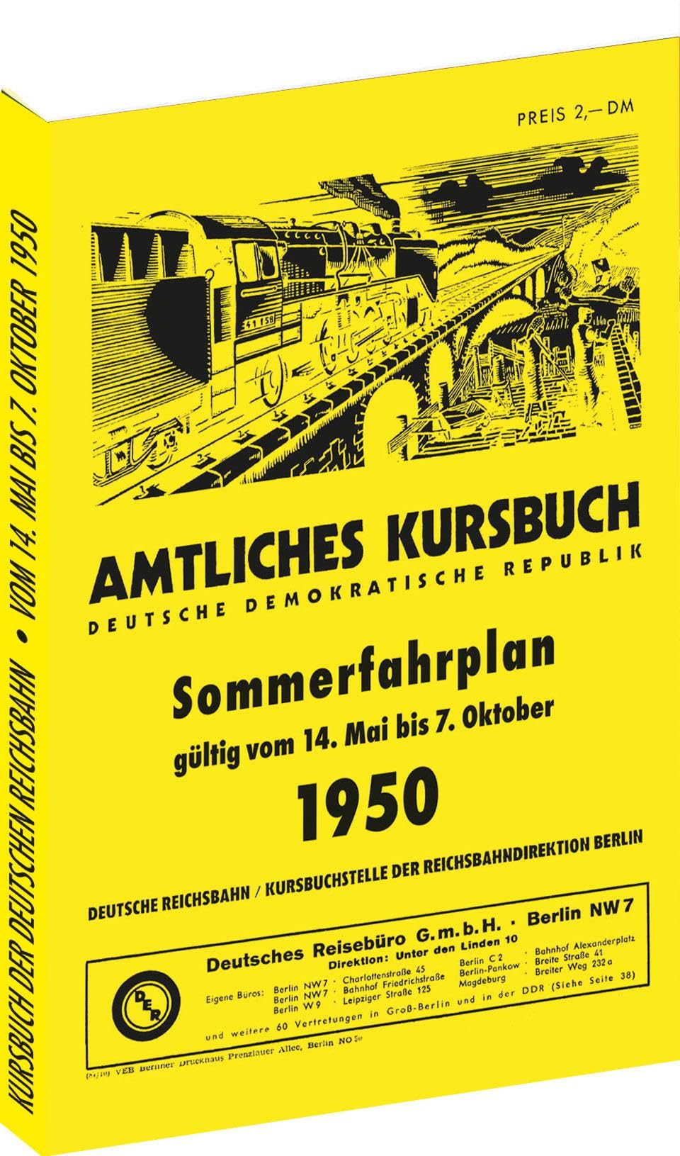 Kursbuch der Deutschen Reichsbahn - Sommerfahrplan 1950 book