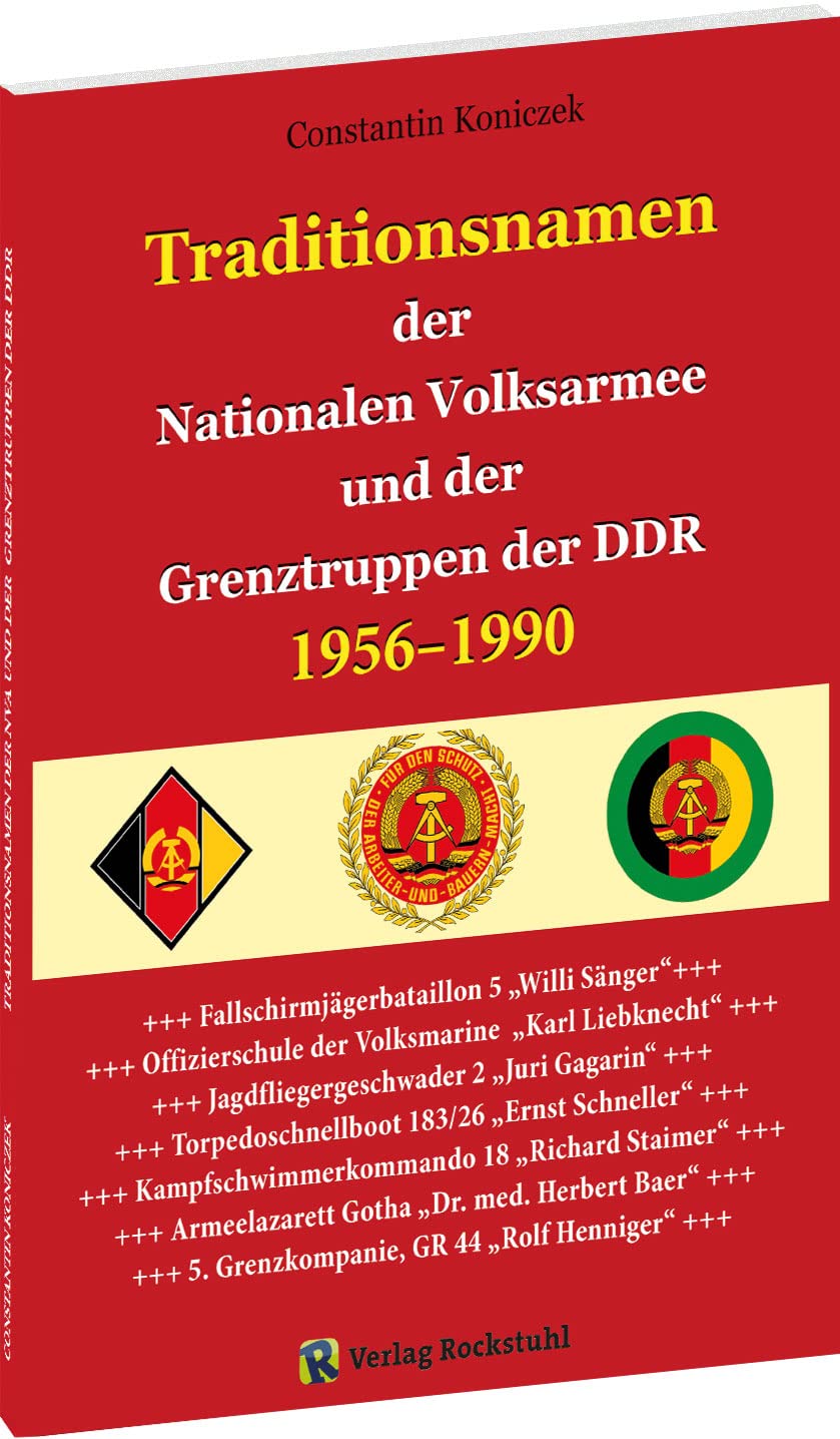 Traditionsnamen in NVA und Grenztruppen 1956-1990: - Ein Nachschlagewerk - Books