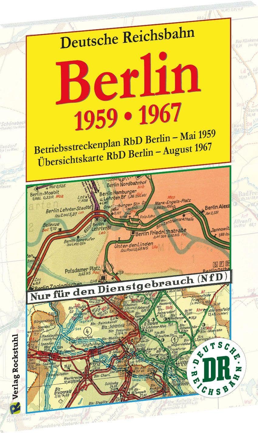 Übersichtskarten der Reichsbahndirektion Berlin im Mai 1959 und August 1967 Leisure, Home & Garden