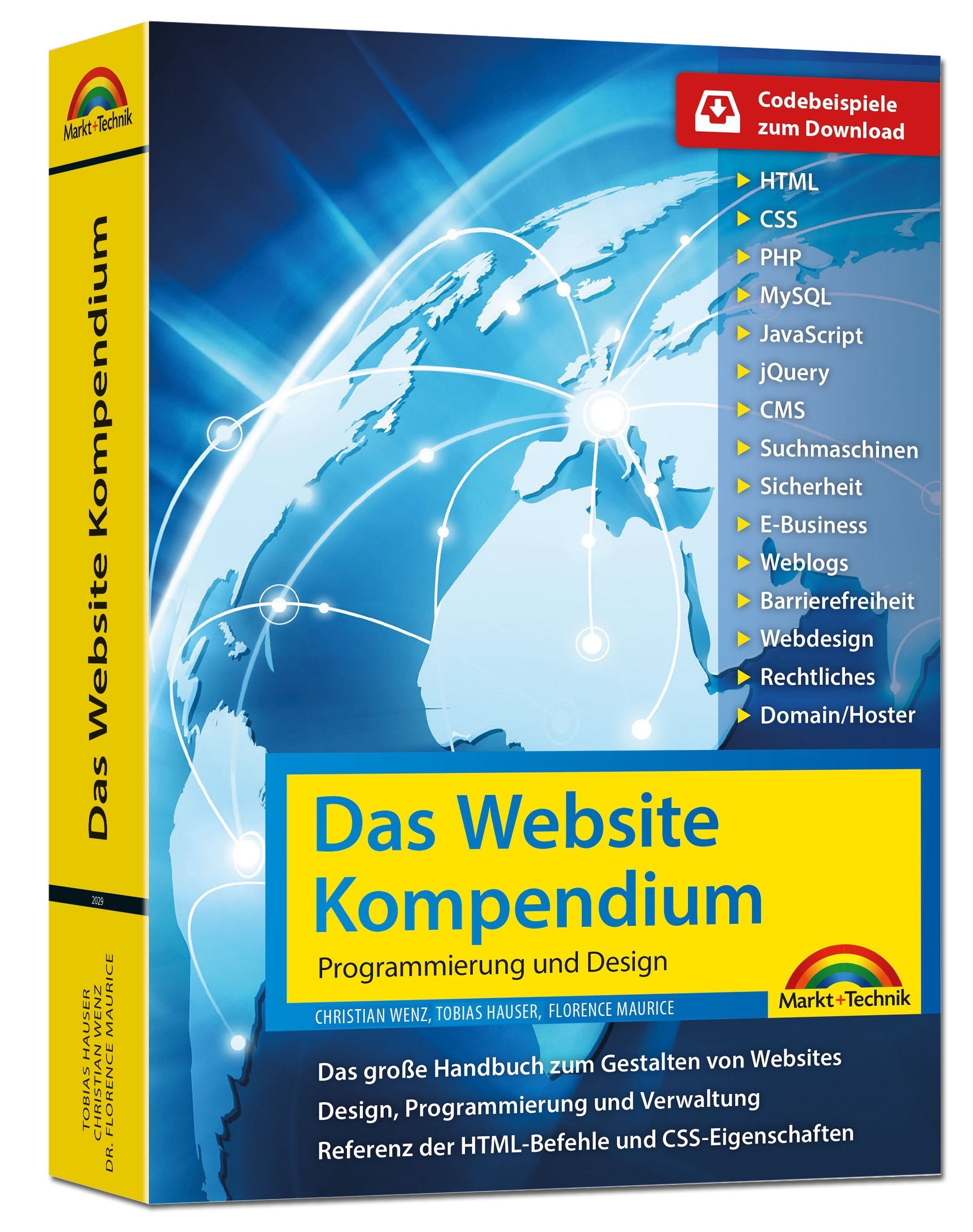 Product Image: Das Website Handbuch - komplett in Farbe, Programmierung und Design